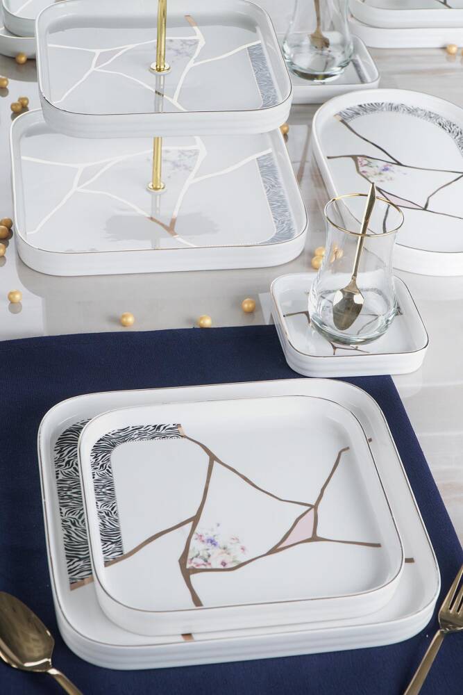 Kintsugi Star 6 Kişilik 25 Parça Brunch Set - 1