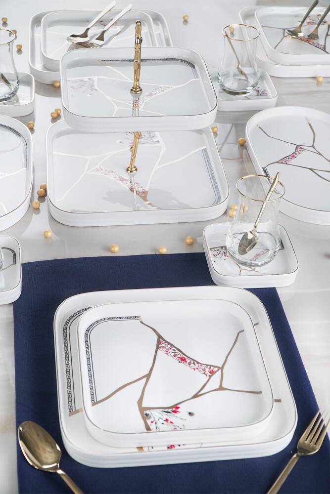 Kintsugi Star 6 Kişilik 25 Parça Brunch Set - 1