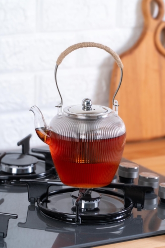 Lalin Borosilicate Glass Teapot - 1100 Ml - 1