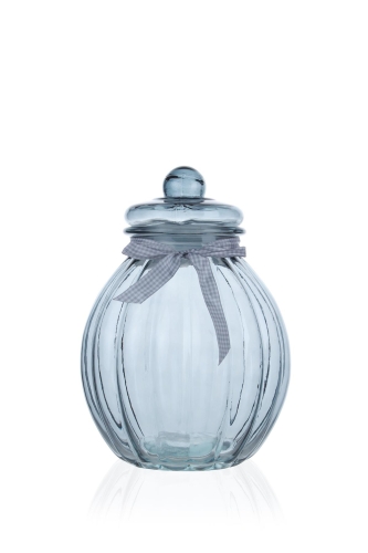 Loa Bombed Glass Jar - Blue - 2,6 Lt - 2