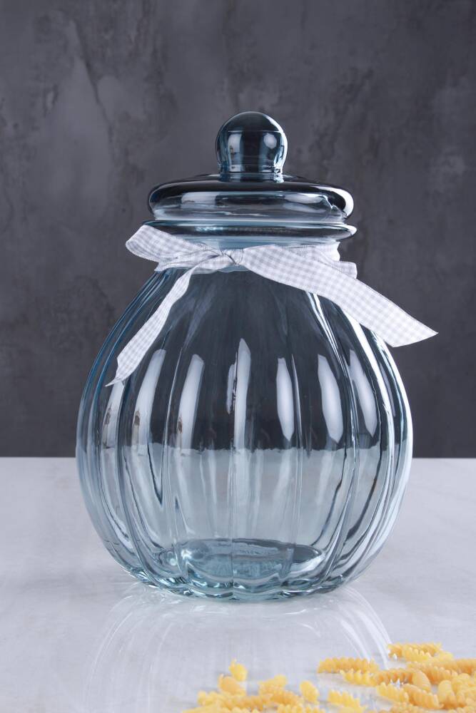 Loa Bombed Glass Jar - Blue - 3.7 Lt - 1