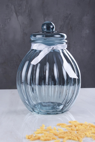 Loa Bombed Glass Jar - Blue - 5,5 Lt - 1