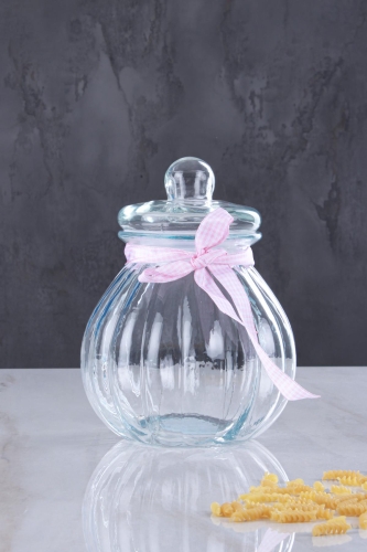 Loa Bombed Glass Jar - Pink - 2,6 Lt - 1