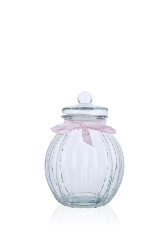 Loa Bombed Glass Jar - Pink - 2,6 Lt - 2