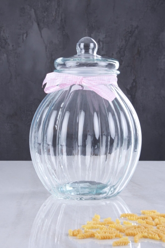 Loa Bombed Glass Jar - Pink - 5,3 Lt - 1