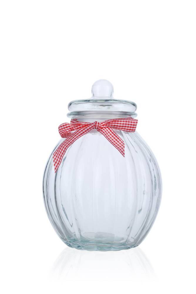 Loa Bombed Glass Jar - Red - 3.6 Lt - 2