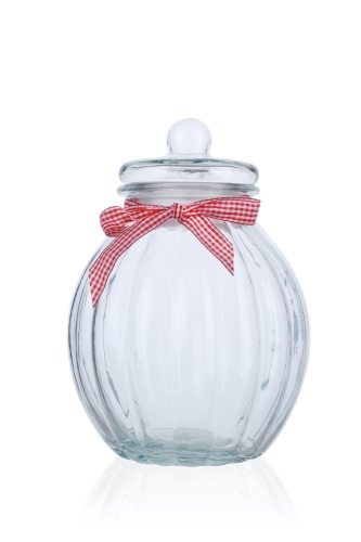 Loa Bombed Glass Jar - Red - 5,3 Lt - 2