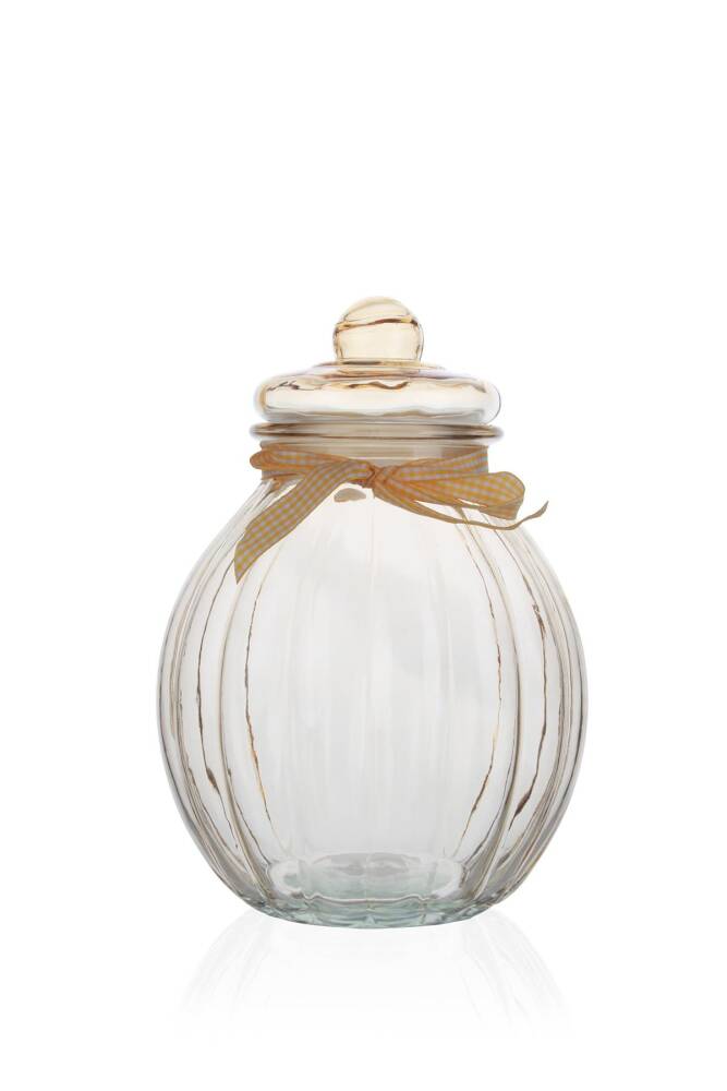 Loa Bombed Glass Jar - Yellow - 3.7 Lt - 2