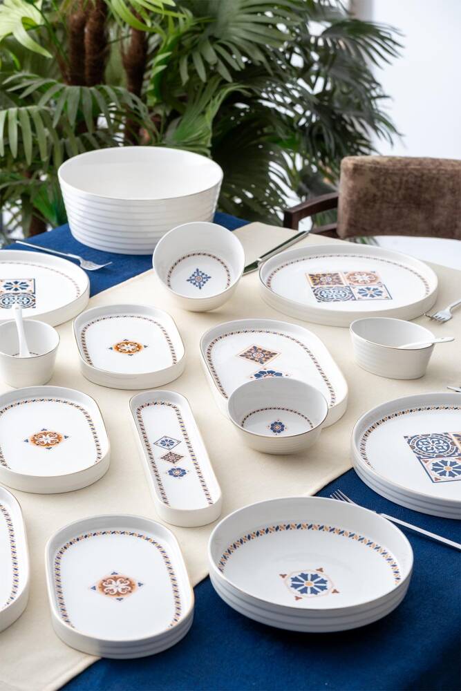 Lucien 45 Piece Breakfast & Dinner Set For 6 People - 1