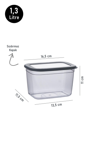 Masterpiece 12 Rectangular Storage Container - 1.3 Lt - 2