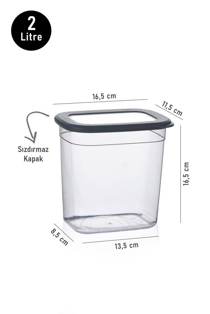 Masterpiece 6 Rectangular Storage Container - 2 Lt - 4