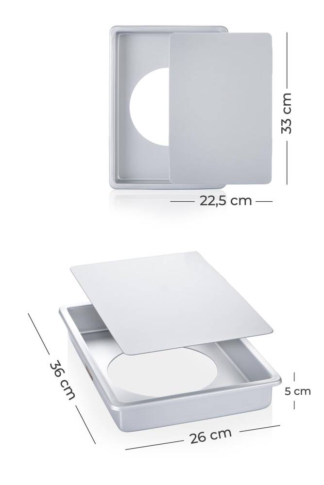 Mate Rectangular Cake Mold - 36 Cm - 3