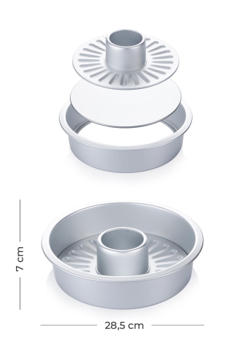 Mate Round Cake Mold - 28.5 Cm - 4