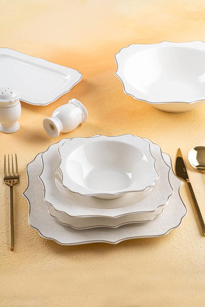 Medusa 29 Pieces Of 6 People Porcelain Dinner Set - 3