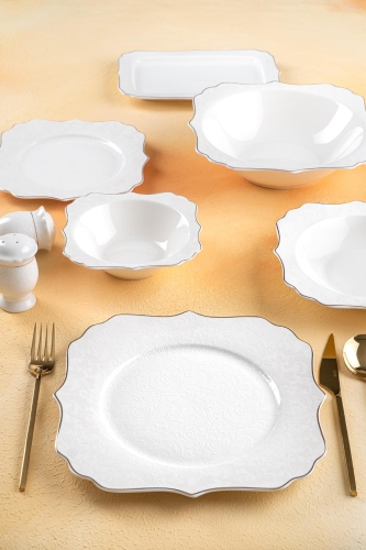 Medusa 29 Pieces Of 6 People Porcelain Dinner Set - 2