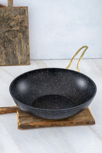 Nostalgia Black Wok Pan - 28 Cm - 1