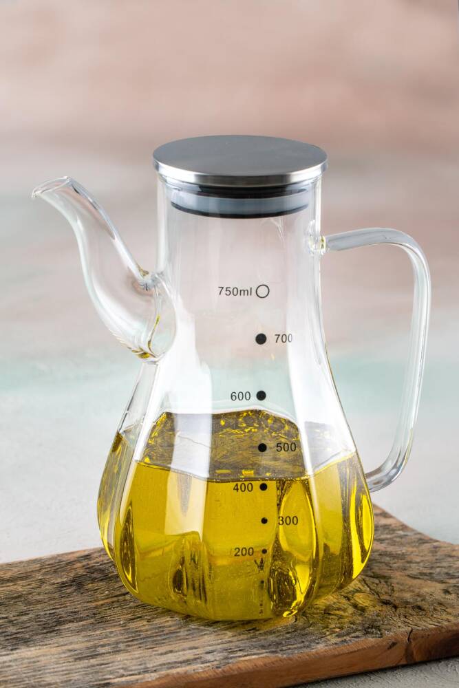 Olive Glass Oil Bowl - 750 Ml - 1