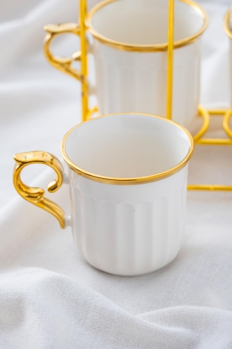 Porcelain Mug For 4 Persons With Yeast Stand - 2