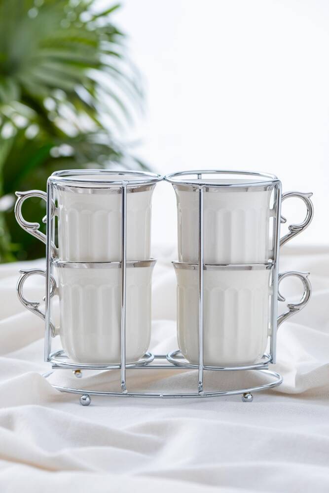 Porcelain Mug For 4 Persons With Yeast Stand - 1