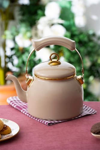 Qualita Fit Beige Teapot - 2250 Ml - 1