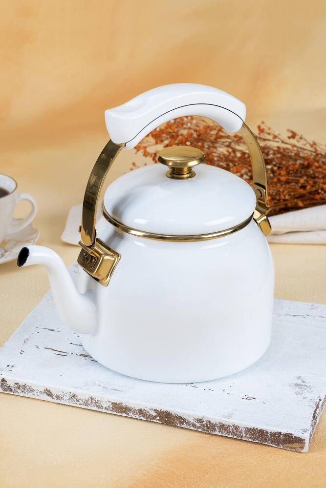 Qualita Fit White Teapot - 2250 Ml - 1