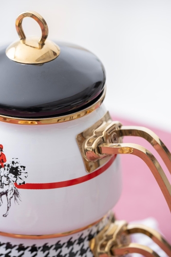 Qualita Night Enamel Teapot Set - 2