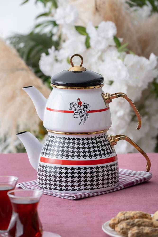 Qualita Night Enamel Teapot Set - 1