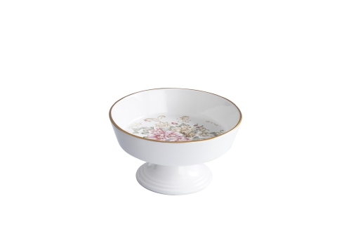 Rosa Footed Salad Bowl - 23.5 Cm - 2