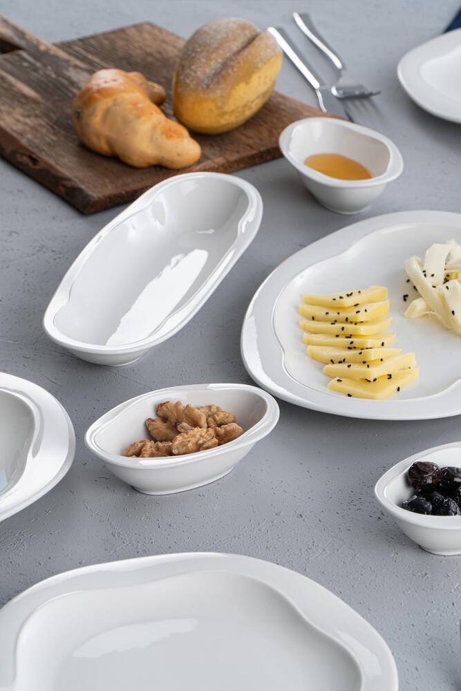 Rowena 13 Piece Porcelain Breakfast Set For 6 People - 3