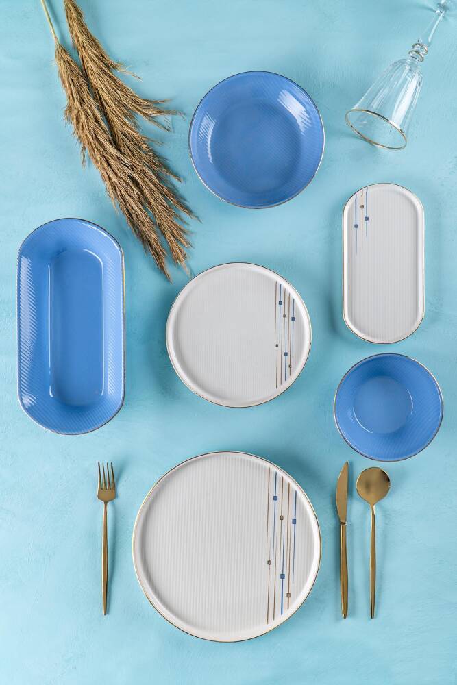 Sapphire 27 Piece Dinner Set For 6 People - 1