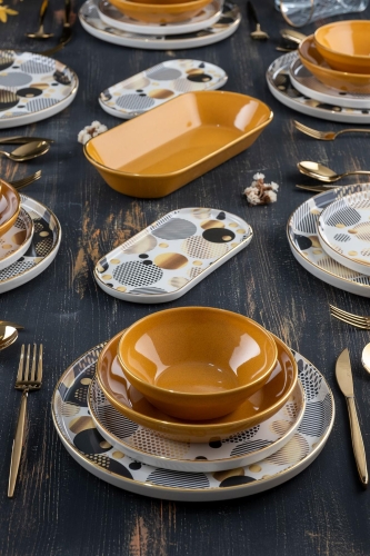 Shadow 27 Piece Dinner Set For 6 People - 2