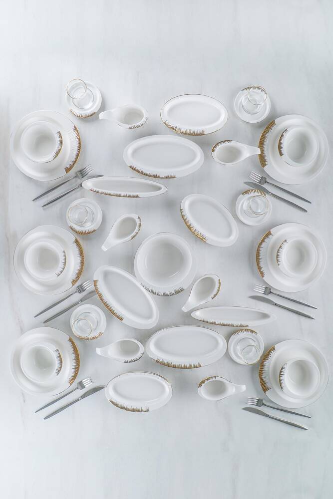 Sherry 37 Pieces 6 People Breakfast Set - 5