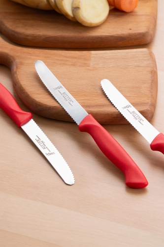 Solingen 3 Piece Serrated Vegetable And Chopping Knife - 2