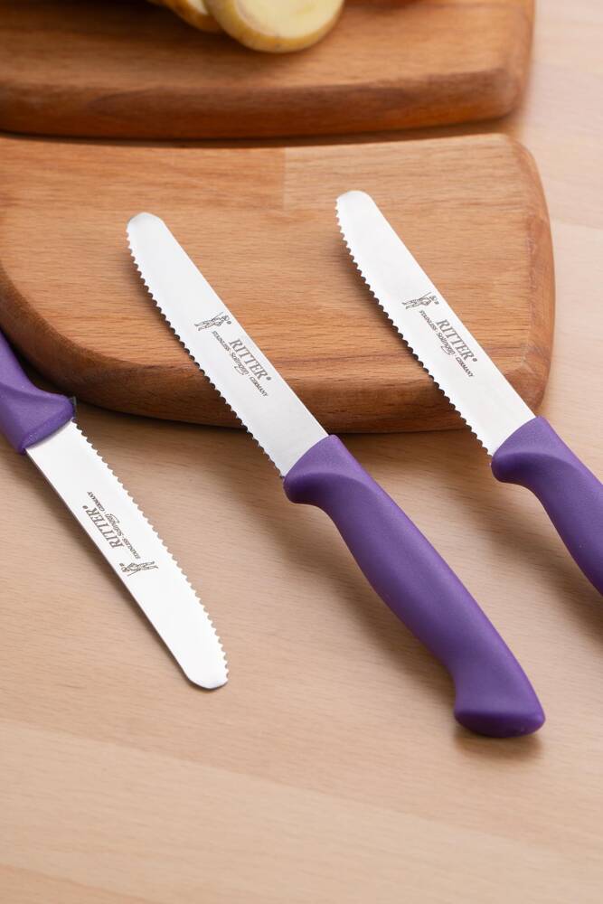 Solingen 3 Piece Serrated Vegetable And Chopping Knife - 8