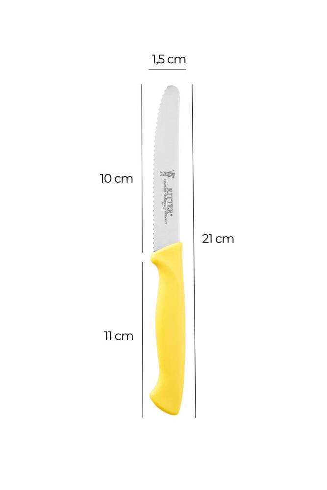 Solingen 3 Piece Serrated Vegetable And Chopping Knife - 24