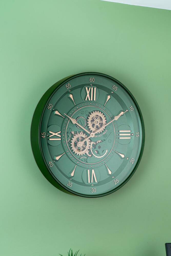 Wheel Wall Clock - 59 Cm - 1