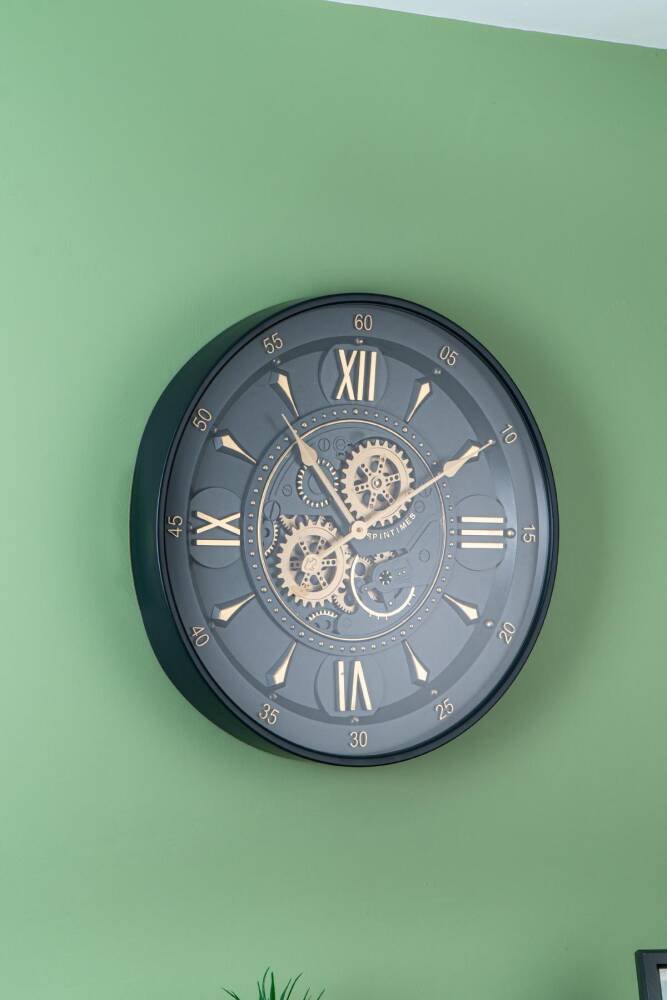 Wheel Wall Clock - 59 Cm - 1