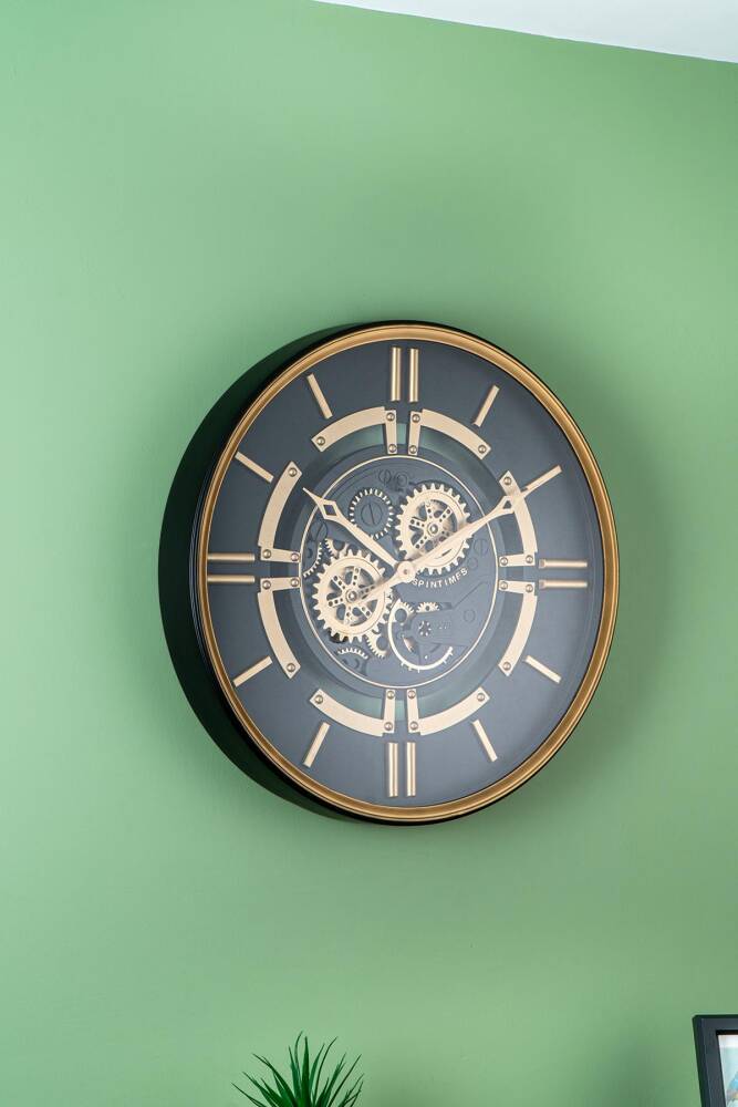 Wheel Wall Clock - 59 Cm - 1