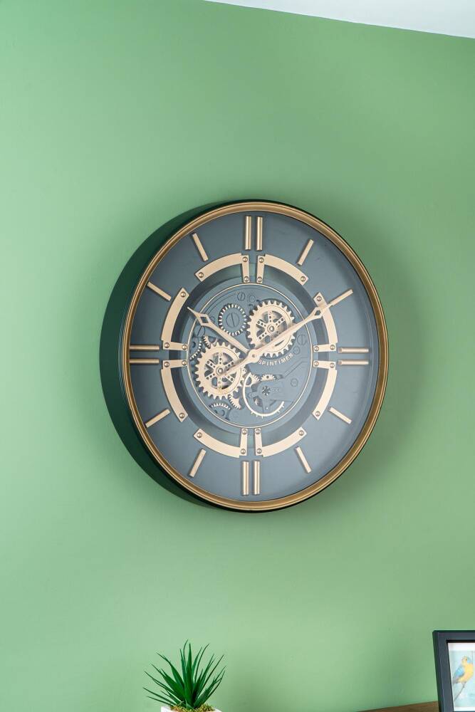 Wheel Wall Clock - 59 Cm - 1