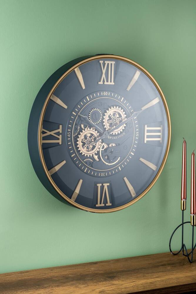 Wheel Wall Clock - 59 Cm - 1