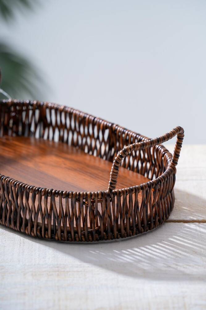 Wicker Bread Basket - 27 cm - 2