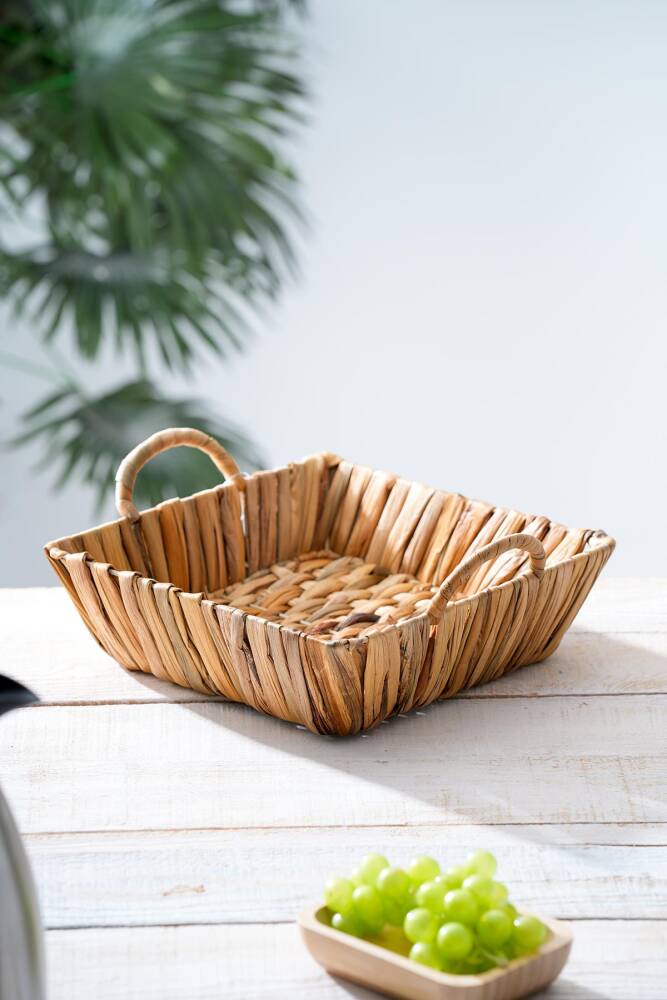 Wicker Hasır Ekmek Sepeti - 26 cm - 1