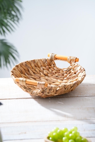 Wicker Hasır Ekmek Sepeti - 29 cm - 2