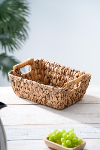 Wicker Hasır Ekmek Sepeti - 30 cm - 1