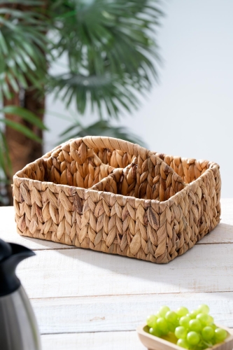 Wicker Wicker Spoon Holder Organizer - 30 cm - 1